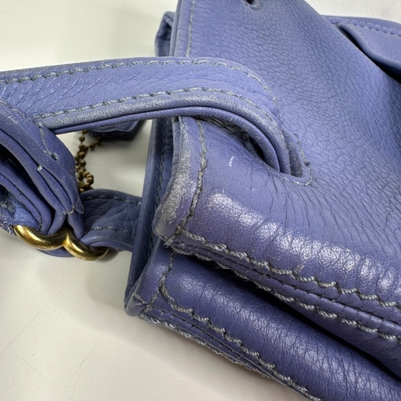 Coach Vintage - Sonoma 2-Handle Bucket Bag 4923, Pebbled - Periwinkle, USA 90s - Picture 14 of 14